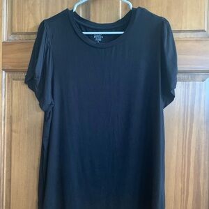 Market & Spruce Black Short Sleeve Tee